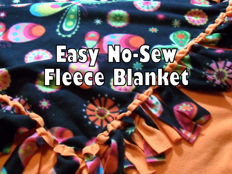 sEaMcRaZy's Easy No-Sew Fleece Blanket