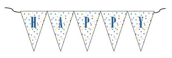 Free Printable Alphabet Bunting Flags