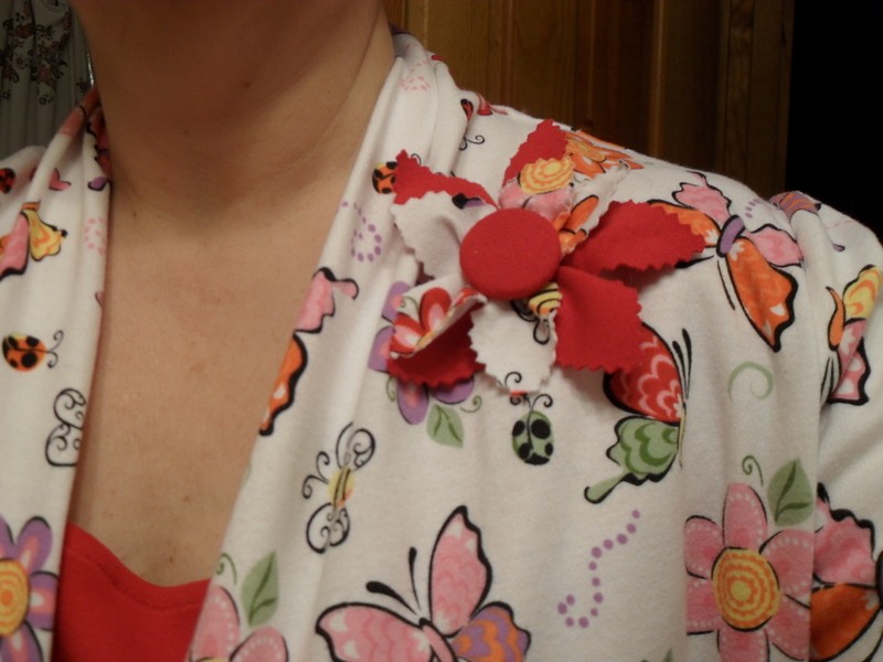 DIY Fabric Pin